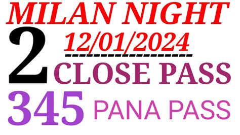 milan night open fix pana